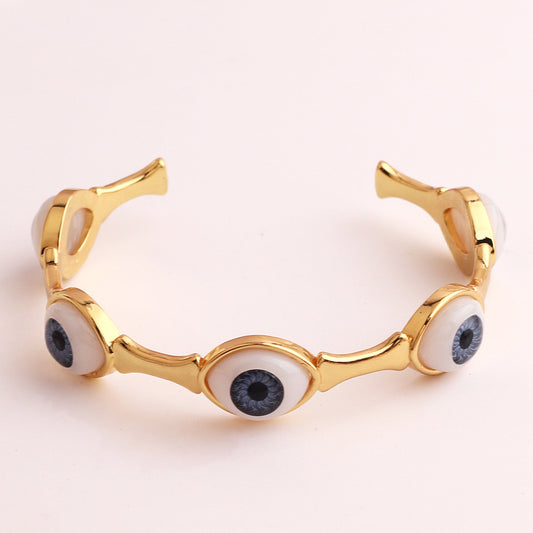 Pulsera ojo gris